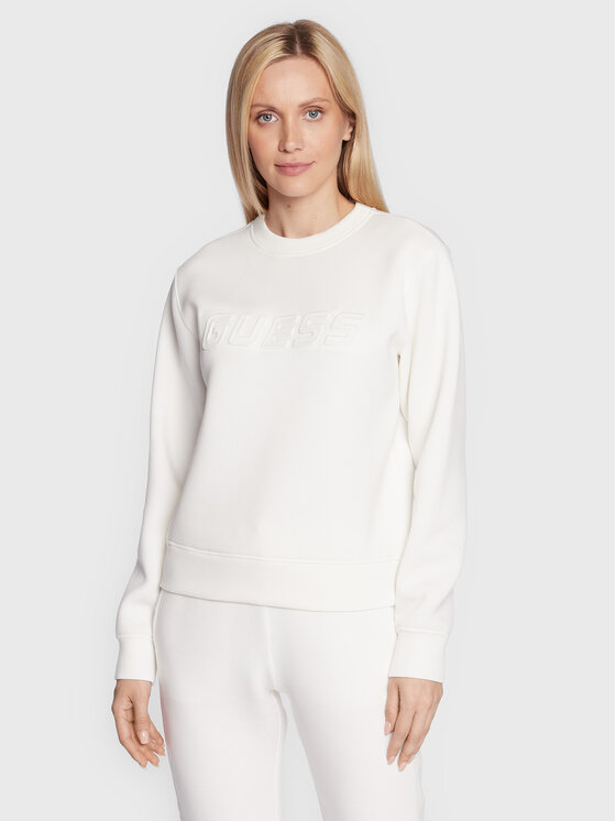 Felpa V2YQ13 KAMN2 Bianco Regular Fit