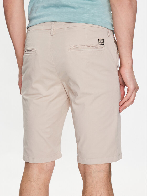 Guess Guess Pantaloncini di tessuto Myron M3GD18 WFBZ3 Beige Slim Fit