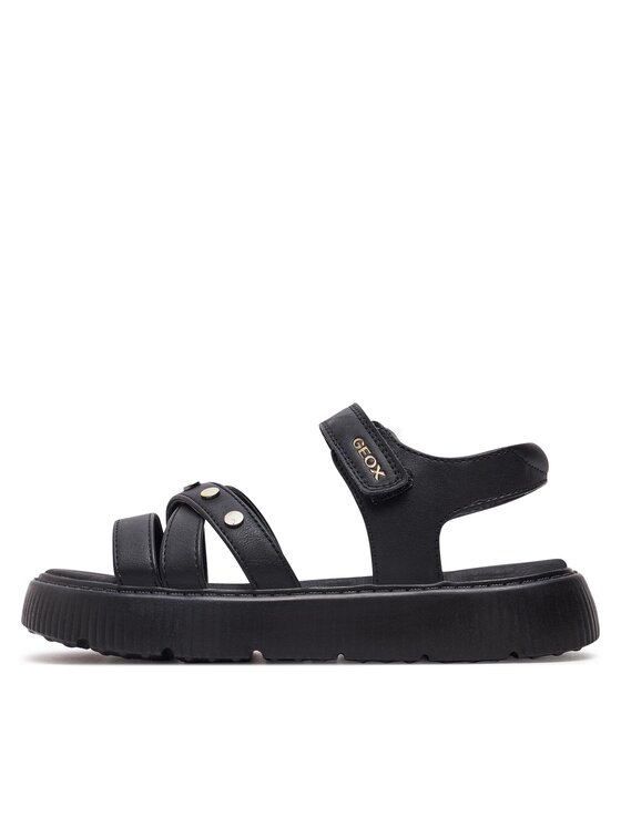 Geox Sandales J Sandal Kodette Gir J45DBI 0003W C9999 D Noir Modivo