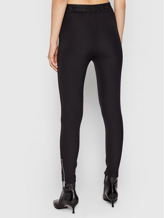 Silvian Heach Medžiaginės kelnės Neglinge PGA21159PA Juoda Slim Fit •  Modivo.lt