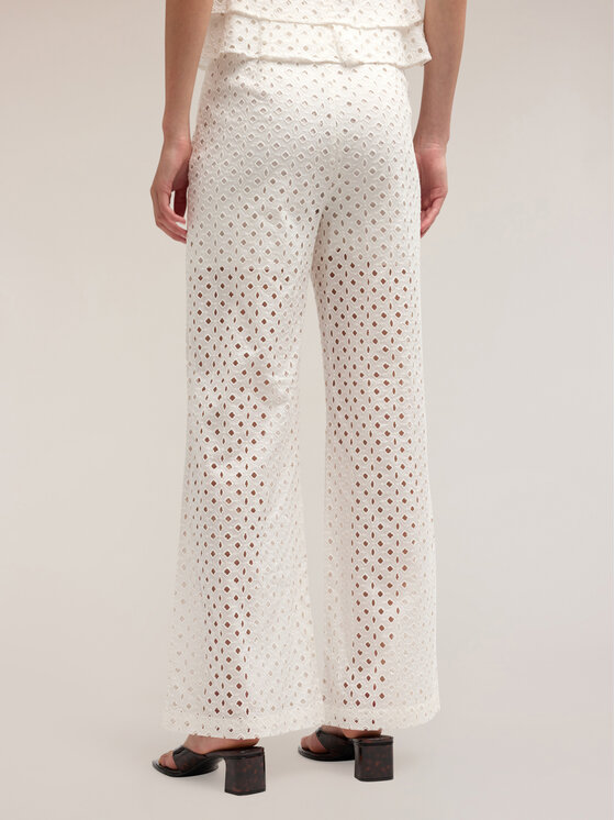 Motivi Motivi Pantaloni di tessuto P035Q004009N011 Bianco Over Fit