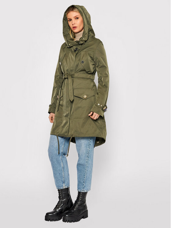 Blugirl Blumarine Blugirl Blumarine Parka RH1265-T8727 Zelena Regular Fit
