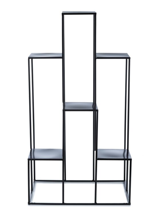 MIAhome MIAhome Kwietnik ekspozytor metalowy 110 cm Czarny