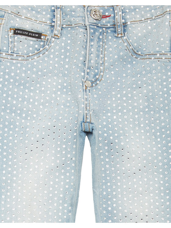 PHILIPP PLEIN PHILIPP PLEIN Jeggins 19935 Světle modrá Comfort Fit