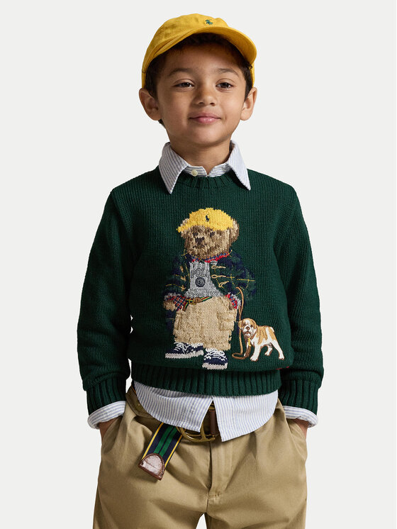 Polo Ralph Lauren Polo Ralph Lauren Svetr 322978393001 Zelená Regular Fit