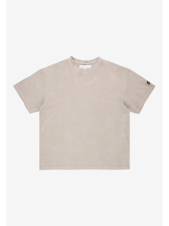 PROSTO. PROSTO. T-Shirt Insects Beżowy Oversize