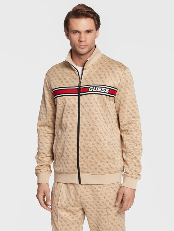 Guess Guess Pulóver Korbin Z2BQ06 FL04Q Bézs Regular Fit