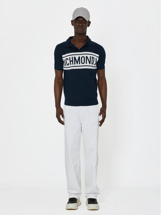 Richmond X Richmond X Pólóing Peiale UMP24216PO Sötétkék Regular Fit