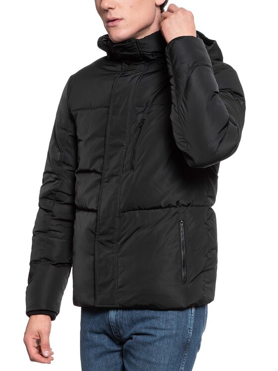 Wrangler Wrangler Giubbotto invernale PROTECTOR JACKET Nero Regular Fit