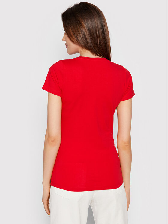 Pepe Jeans Pepe Jeans T-shirt New Virginia PL505202 Rosso Slim Fit