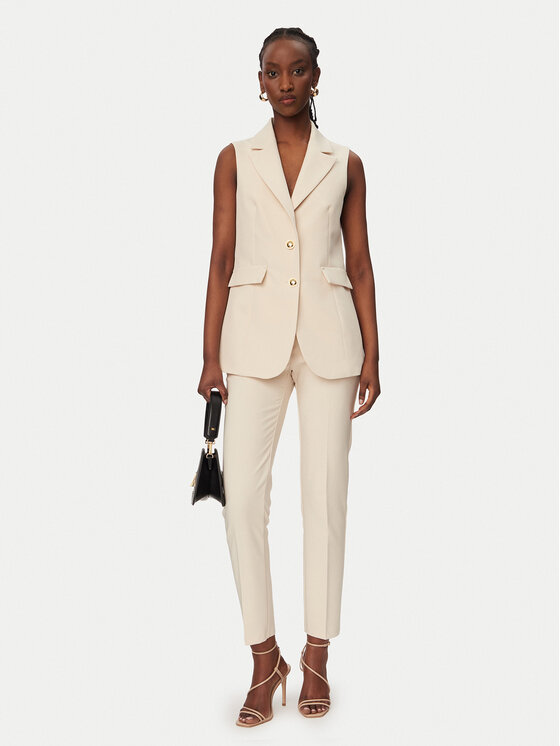 Rinascimento Rinascimento Stoffhose CFC0128638003 Beige Slim Fit