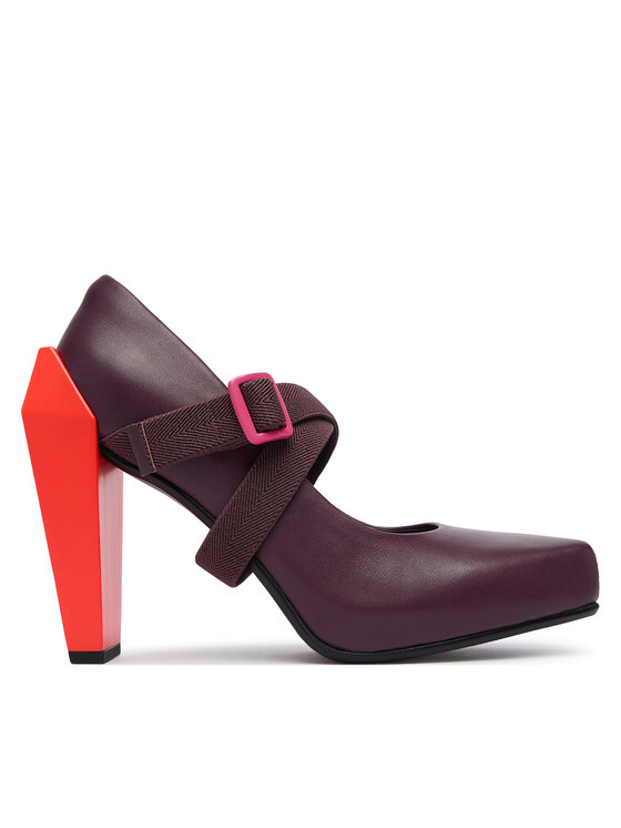 United Nude United Nude Czółenka Gem Swan HI 1102999316 Bordowy