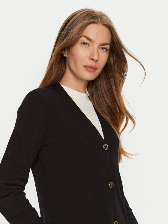 TWINSET TWINSET Kardigan 241TP3393 Crna Regular Fit