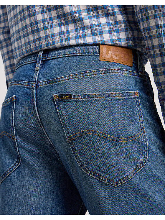 Lee Lee Jeansy AUSTIN Niebieski Slim Fit