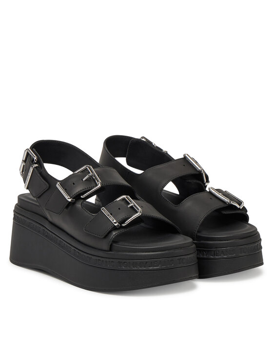 Tommy Jeans Tommy Jeans Sandaalid Tjw Wedge Sandal EN0EN02774 Must