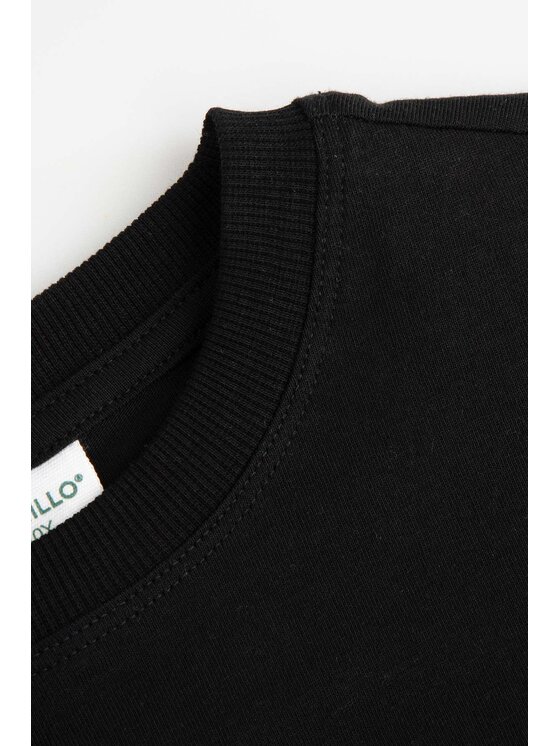 Coccodrillo Coccodrillo Longsleeve ZC6143102SBJ-021 Czarny Regular Fit