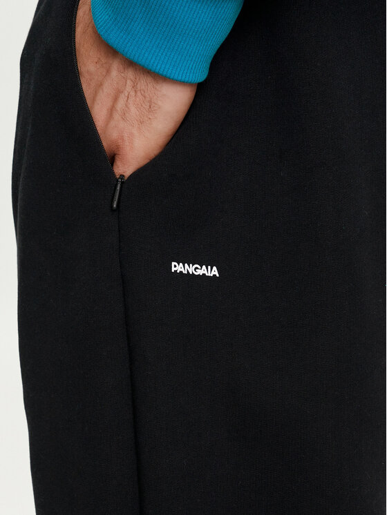 Pangaia Pangaia Donji dio trenerke Archive Recycled Cotton Crna Regular Fit