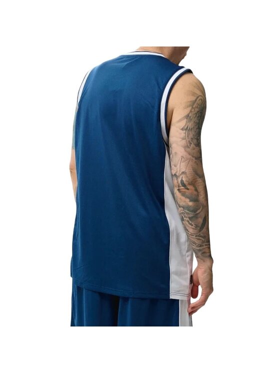 Karl Kani Karl Kani Smanicato OG BLOCK BASKETBALL TANK Blu scuro Regular Fit