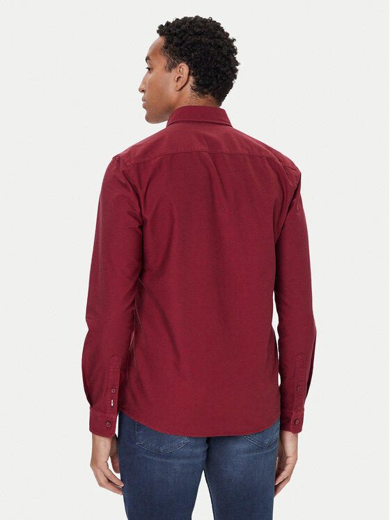 BOSS BOSS Koszula H-Roan 50544917 Czerwony Slim Fit