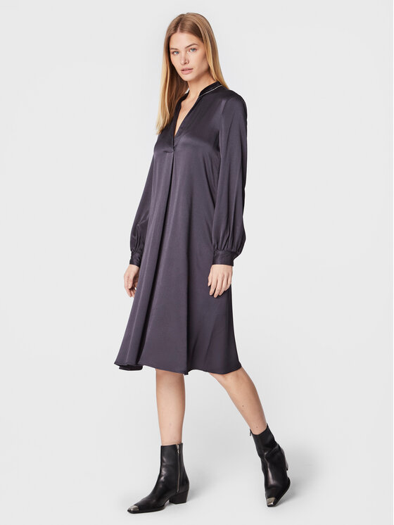 Peserico Peserico Ежедневна рокля S02172 Тъмносин Regular Fit