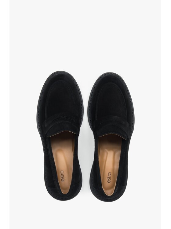 Estro Estro Loafersy ER00117091 Czarny