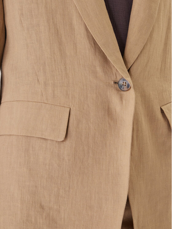 Marella Marella Giacca da abito Vincita 2615041012 Écru Regular Fit