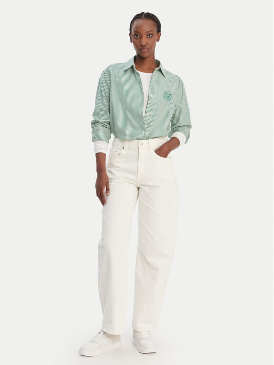 Tommy Hilfiger Tommy Hilfiger Сорочка WW0WW48190 Зелений Regular Fit