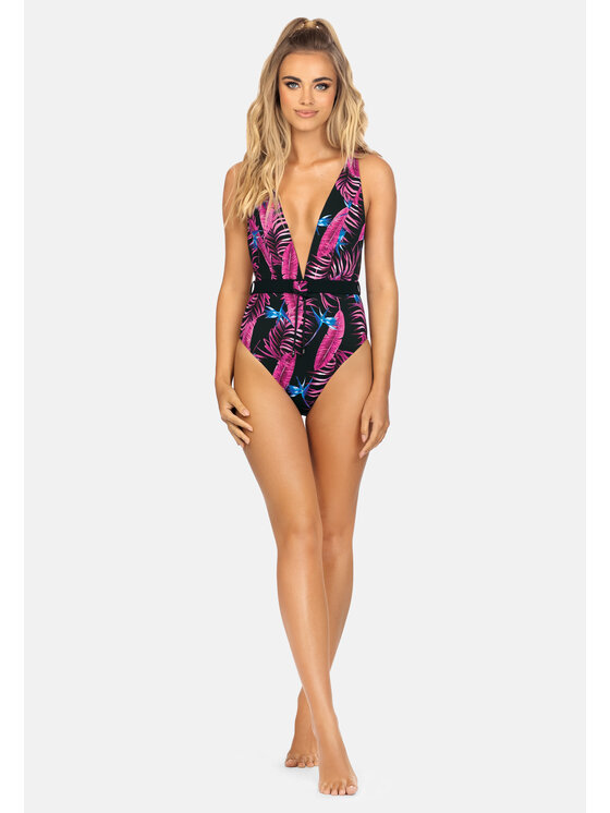 Miss Lou Miss Lou Costume da bagno ML023 Nero