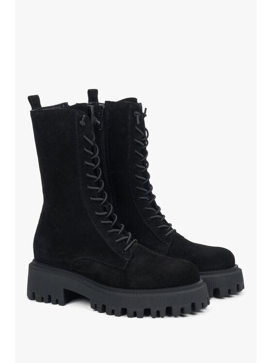 Estro Estro Μποτάκια ER00117936 Μαύρο