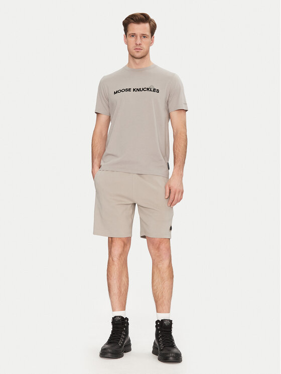 Moose Knuckles Moose Knuckles Sportske kratke hlače Dalon M15MR807 Siva Regular Fit
