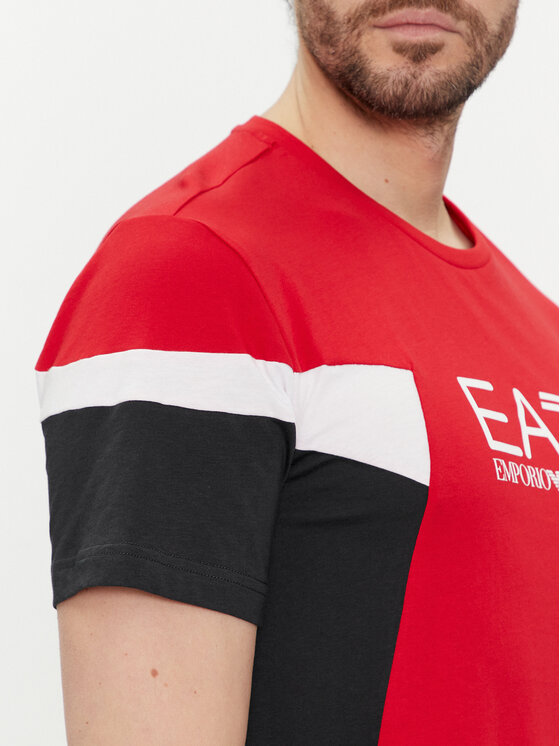 EA7 Emporio Armani EA7 Emporio Armani Marškinėliai 3DPT10 PJ02Z 1461 Raudona Regular Fit