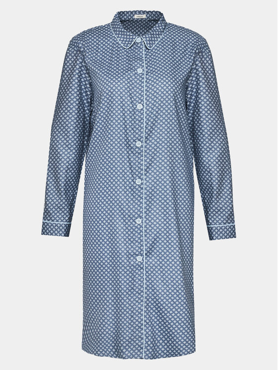 Selmark Selmark Camicia da notte Corba Tera P7363 Blu Regular Fit