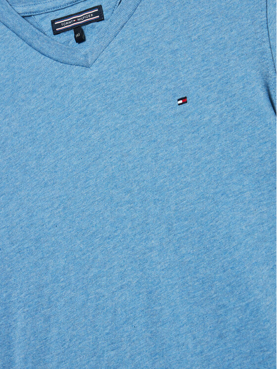 Tommy Hilfiger Tommy Hilfiger T-Shirt KB0KB04142 D Světle modrá Regular Fit