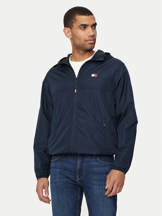 Tommy Jeans Tommy Jeans Wiatrówka Chicago DM0DM20204 Granatowy Regular Fit