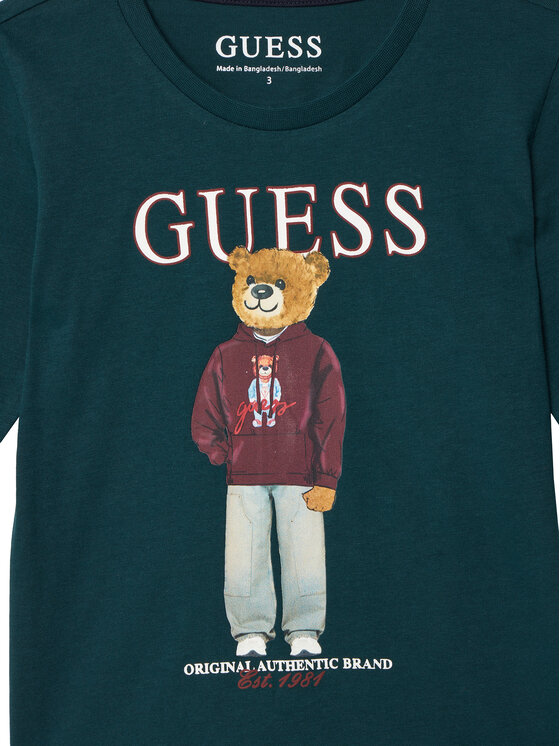 Guess Guess Palaidinė N6YI06 K3794 Tamsiai žalia Regular Fit