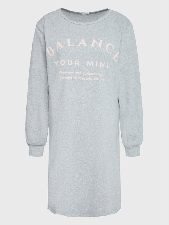 Camicia da notte P4163 Grigio Regular Fit