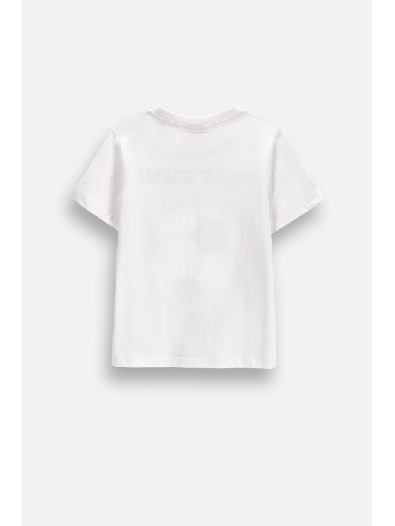 Coccodrillo Coccodrillo T-Shirt ZC6143204SBK-001 Bílá Regular Fit