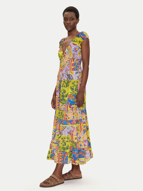 Iconique Iconique Sommerkleid IC25-123 Bunt Regular Fit