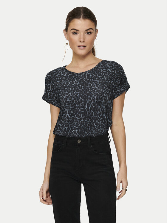 ONLY ONLY Tričko Moster 15182852 Sivá Regular Fit