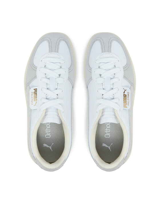 Puma Puma Sneakersy Palermo Leather Big Kid 397275 02 Šedá
