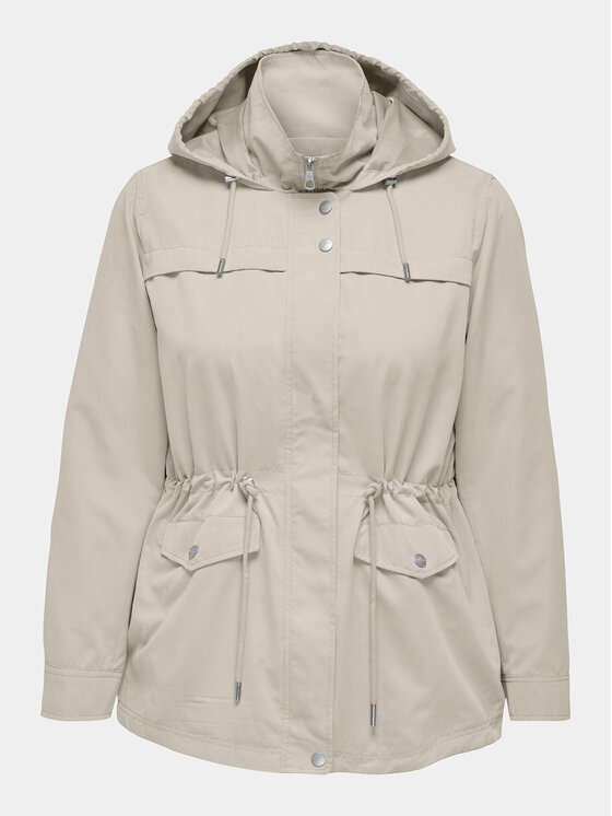 ONLY Carmakoma ONLY Carmakoma Parka New Starline 15278695 Beige Regular Fit