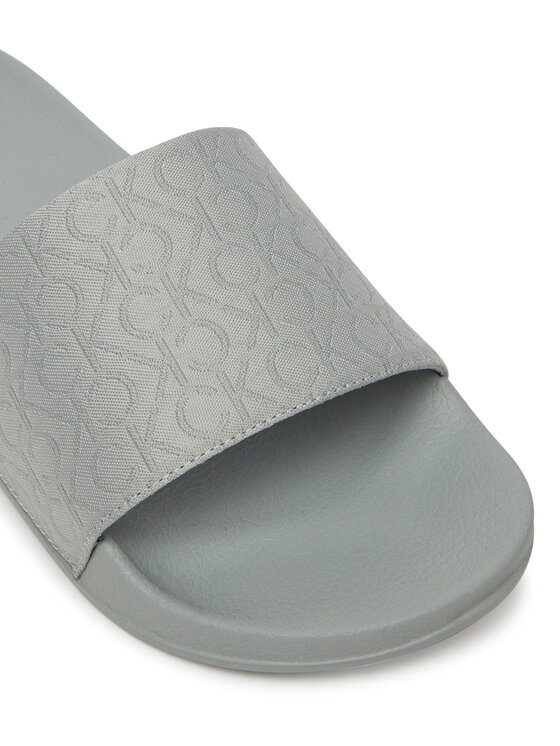 Calvin Klein Calvin Klein Natikače Pool Slide - Jacq HW0HW02420 Siva