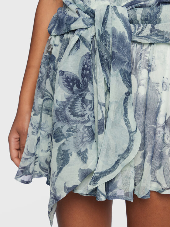 Guess Guess Trapezno krilo W3RD46 WDW52 Zelena Regular Fit