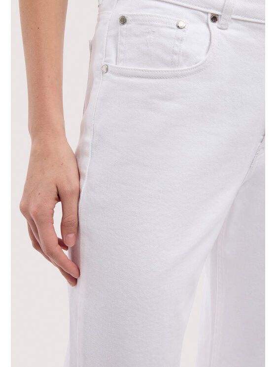 Trussardi Trussardi Pantaloni di tessuto P7059000362N001 Bianco Regular Fit