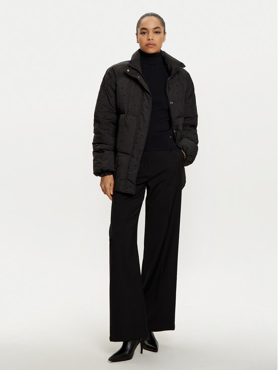ViCOLO ViCOLO Giubbotto piumino TS0023 Nero Regular Fit