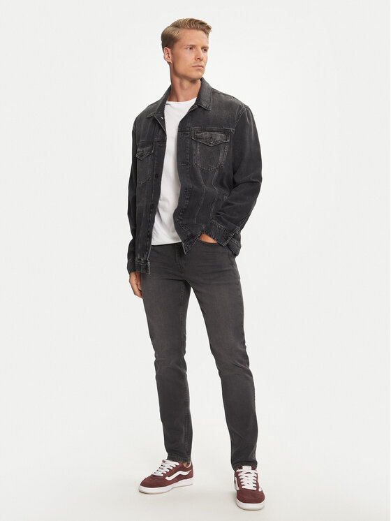 Mustang Mustang Τζιν Orlando 1013239 Μαύρο Slim Fit