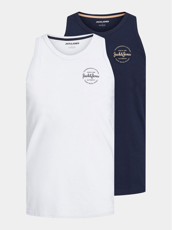Jack&Jones Súprava 2 tank topov Jjforest 12256947 Farebná Standard Fit