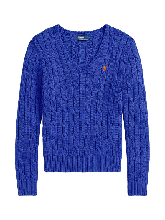 Polo Ralph Lauren Polo Ralph Lauren Sweter 211971870504 Niebieski Slim Fit