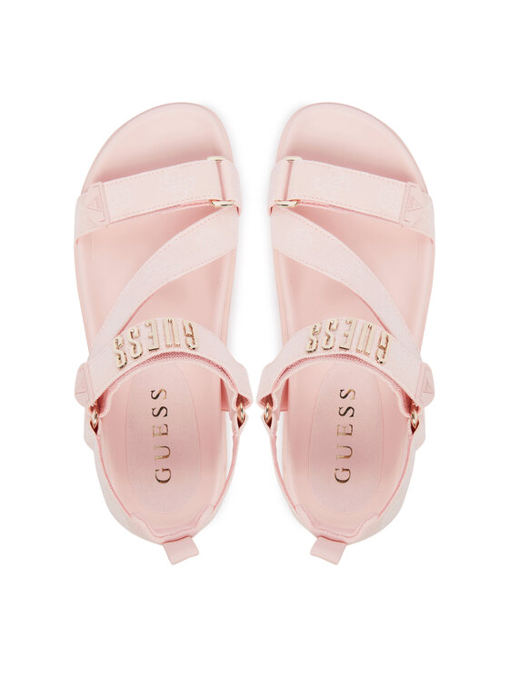 Guess Guess Sandały FLJFTT DEN03 Różowy jasny