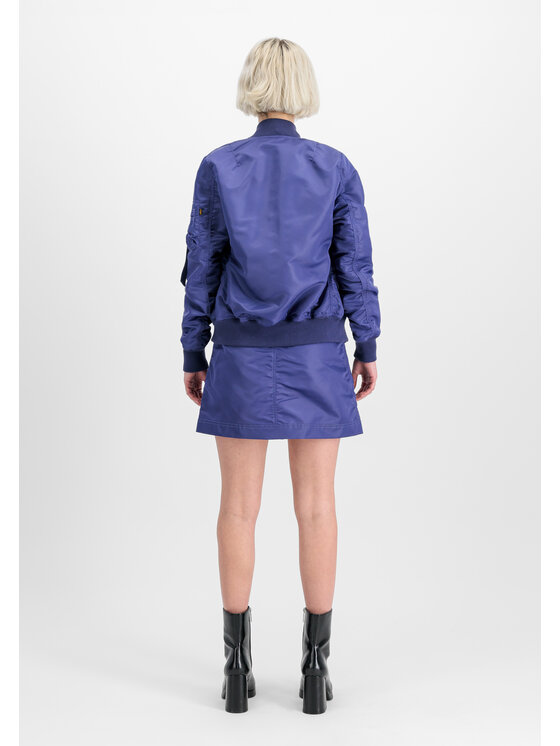 Alpha Industries Alpha Industries Kurtka bomber MA-1 VF Light Bomber Jacket Women Fioletowy Slim Fit